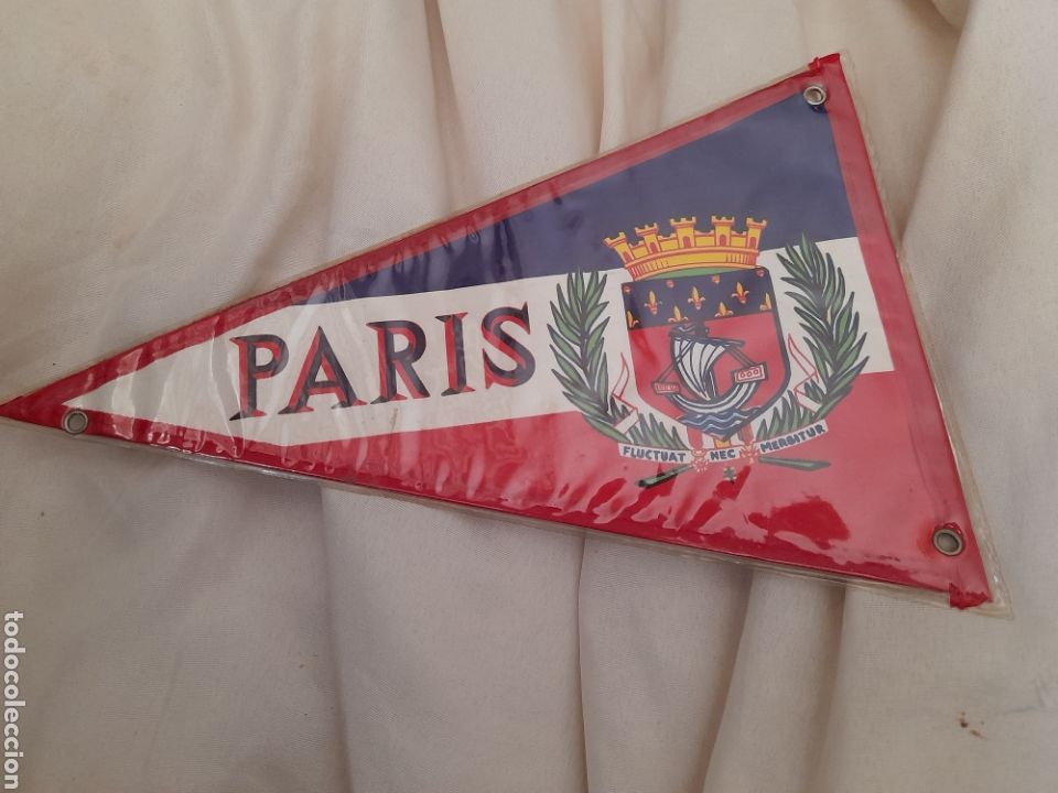 Sammlung von Wimpeln: Antiguo banderin de Par&iacute;s a doble cara