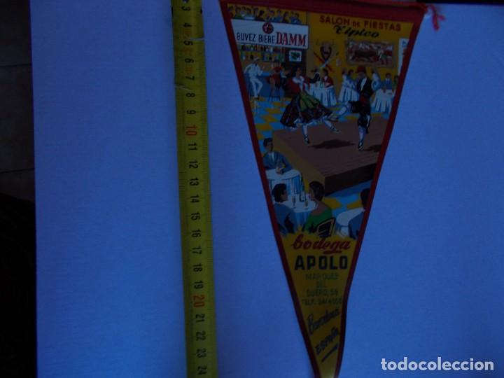 Sammlung von Wimpeln: ANTIGUO BANDERIN DE BODEGA DE APOLO