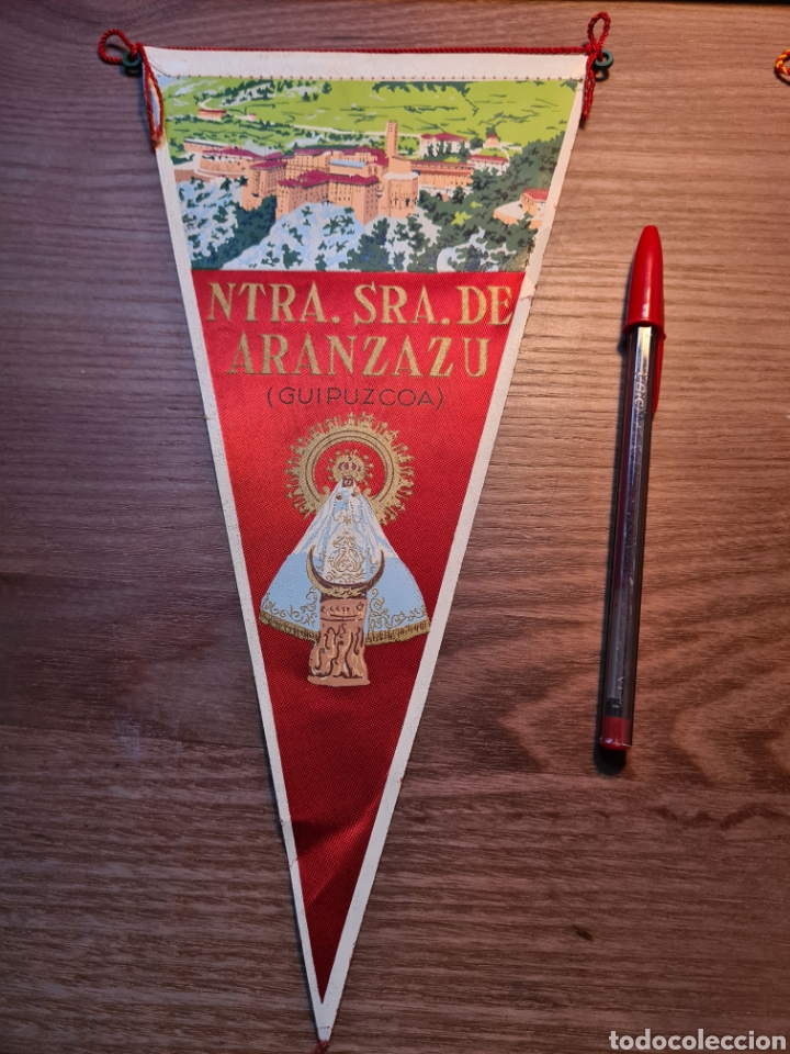 Collection pennants: BANDERIN NTRA SRA DE ARANZAZU GUIPUZCOA A&Ntilde;OS 60