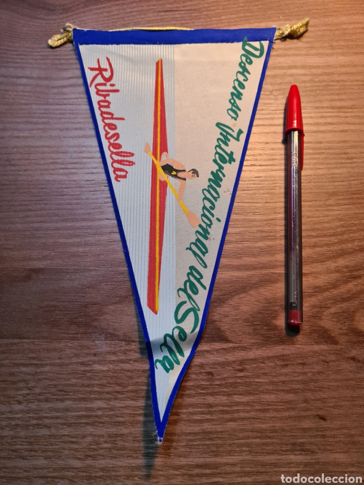 Banderines de colecci&oacute;n: BANDERIN DESCENSO INTERNACIONAL DEL SELLA RIBADESELLA A&Ntilde;OS 60