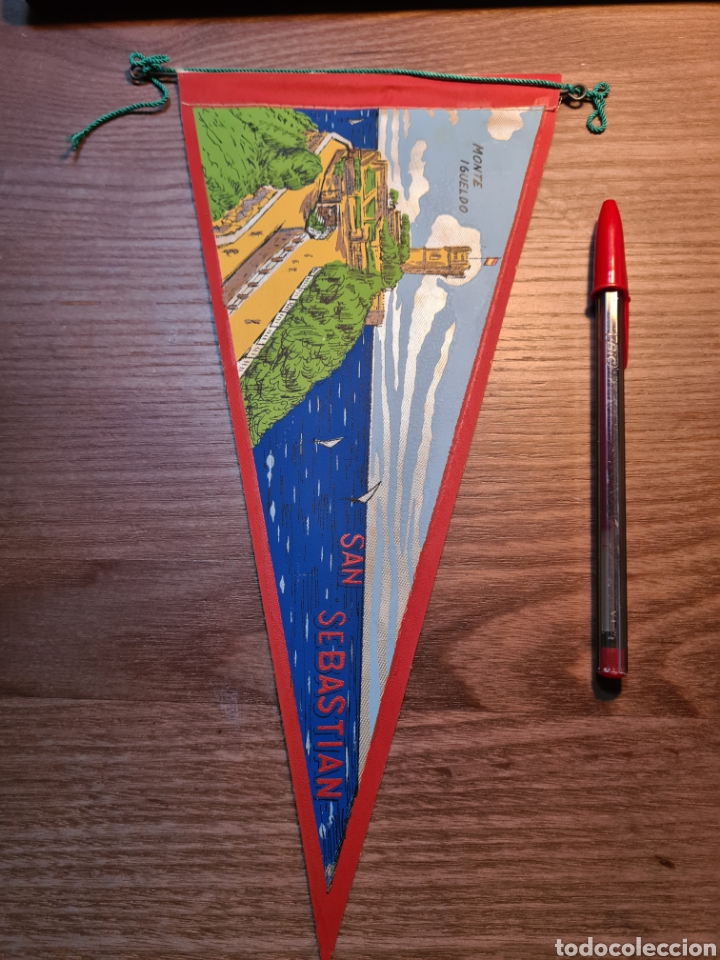 Banderines de colecci&oacute;n: BANDERIN MONTE IGUELDO SAN SEBASTIAN A&Ntilde;OS 60