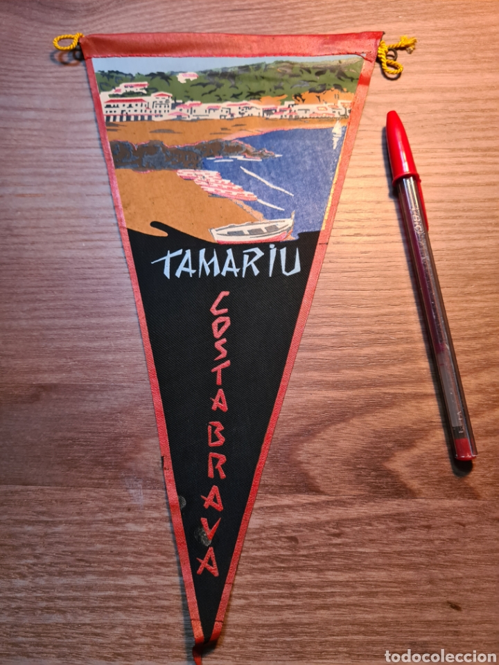 Banderines de colecci&oacute;n: BANDERIN TAMARIU COSTA BRAVA A&Ntilde;OS 60