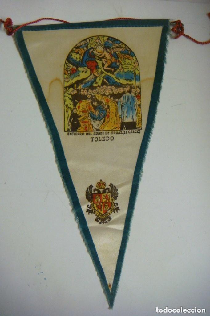 Collection pennants: BANDERIN A&Ntilde;O 60 DE TOLEDO EL ENTIERRO DEL CONDE ORGAZ- EL GRECO -(&)