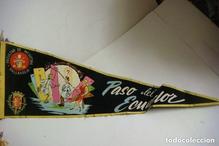 Collection pennants: BANDERIN A&Ntilde;O 60 DE FACULTAD DE MEDICINA DE VALLADOLID PASO DEL ECUADOR -(&)