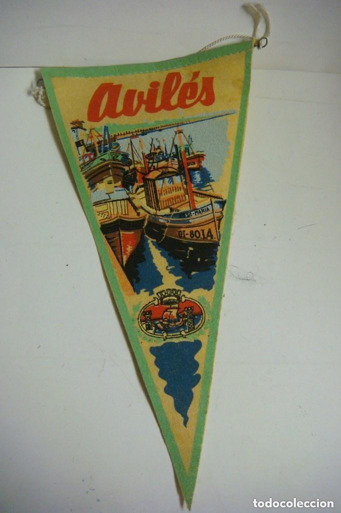 Collection pennants: BANDERIN DE LOS A&Ntilde;OS 60 DE AVILES -(&)