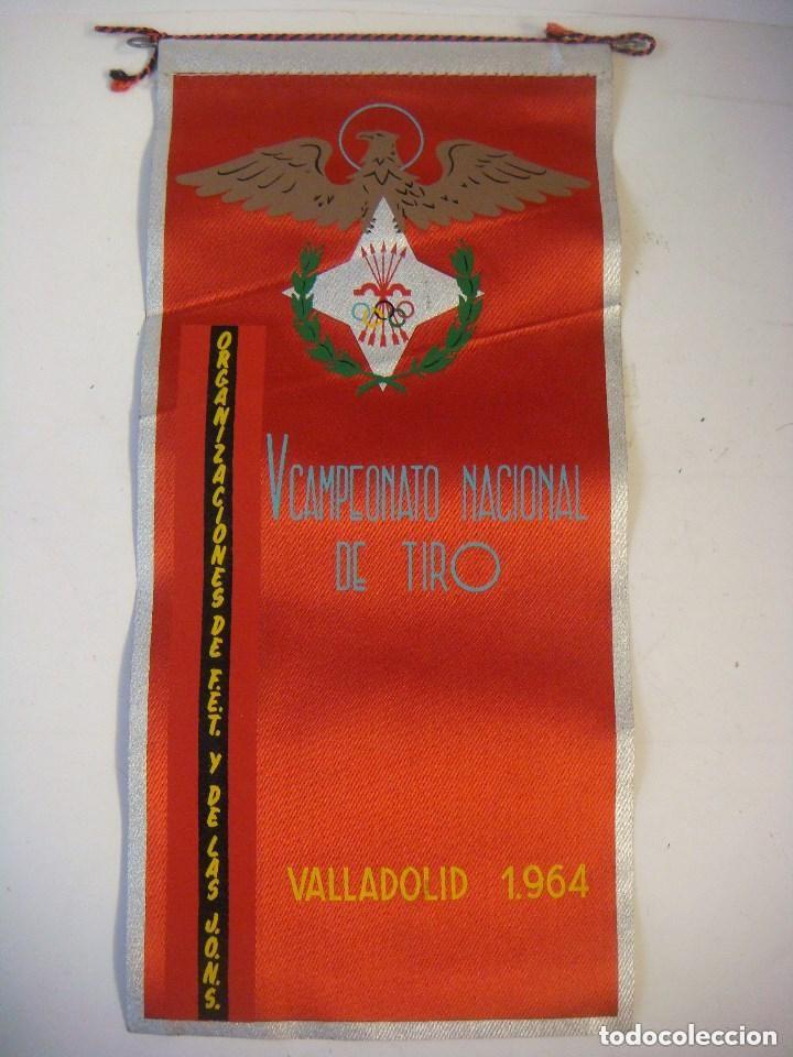 Collection pennants: BANDERIN V CAMPEONATO NACIONAL DE TIRO AL PLATO VALLADOLID A&Ntilde;O 1964 (&)