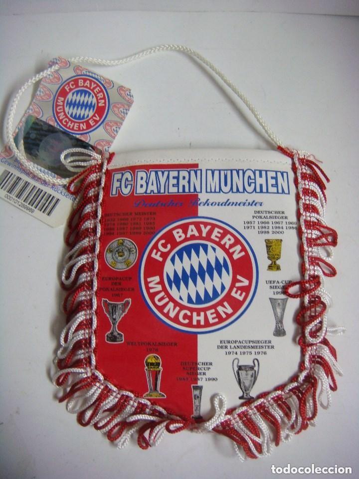 Collection pennants: BANDERIN DEL FC BAYERN MUNCHEN PLASTIFICADO -(&)