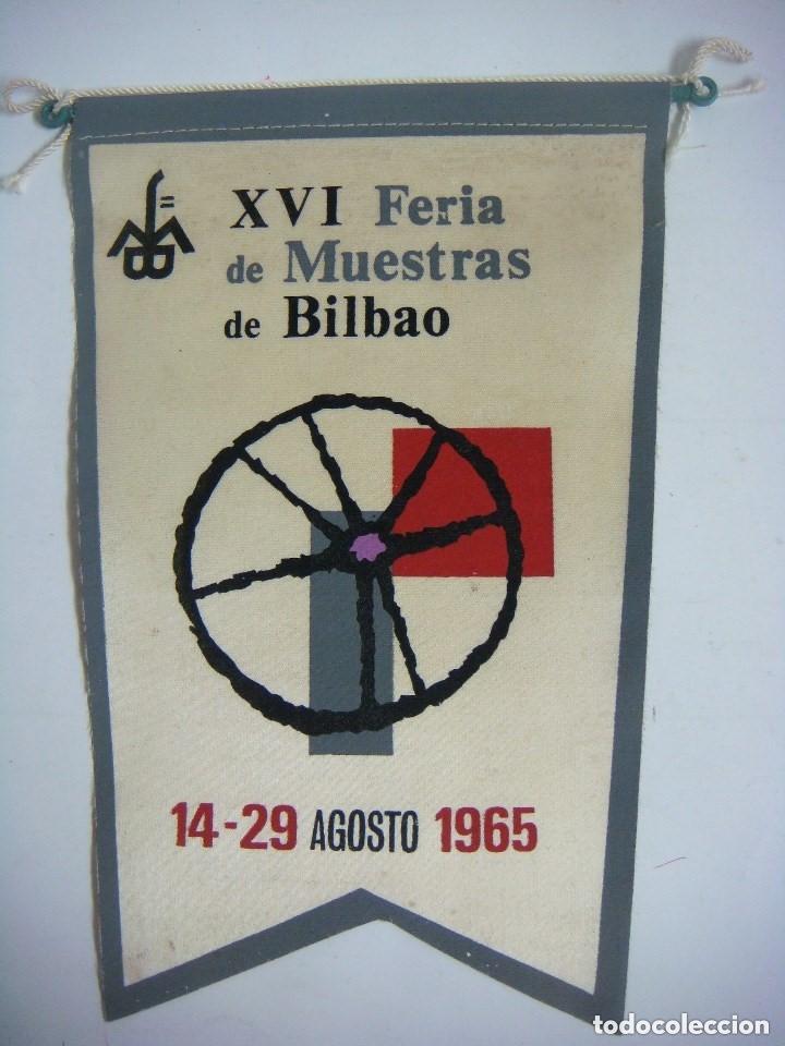 Collection pennants: BANDERIN ANTIGUO DE XVI FERIA DE MUESTRAS DE BILBAO 14-29 AGOSTO 1965 -(&)