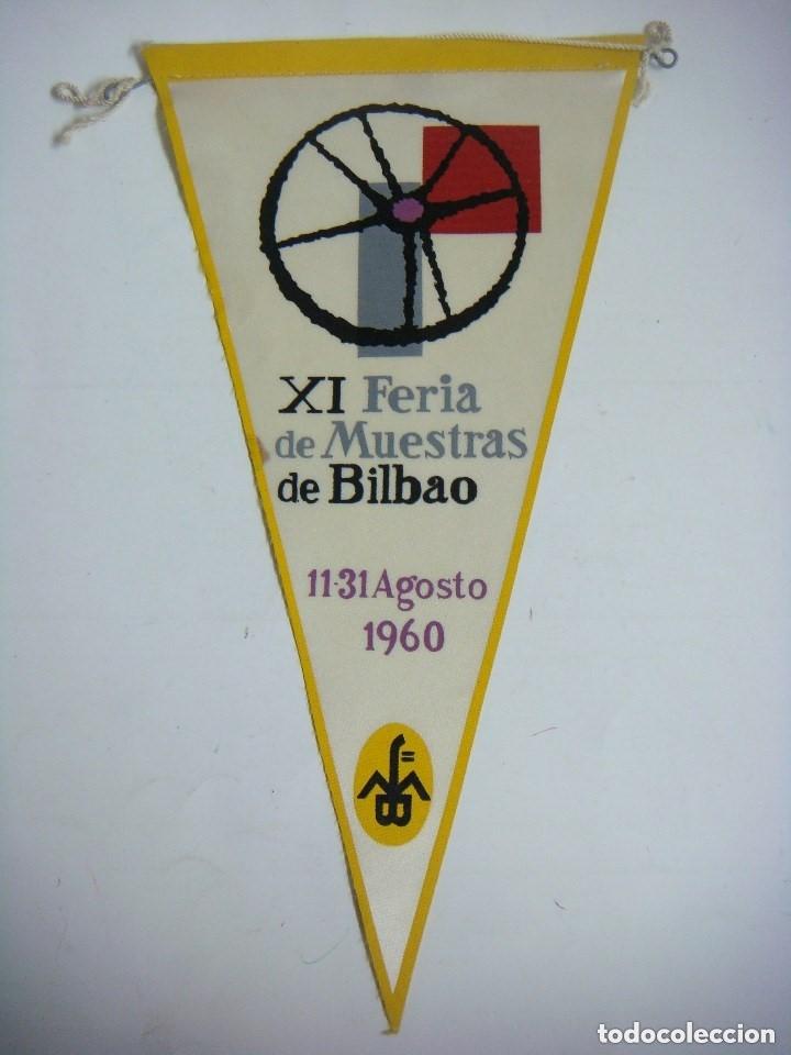 Collection pennants: BANDERIN ANTIGUO DE XI FERIA DE MUESTRAS DE BILBAO 11-31 AGOSTO 1960 -(&)