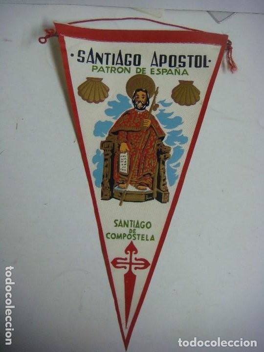 Collection pennants: BANDERIN DE LOS A&Ntilde;OS 60 DE SANTIAGO APOSTOL PATRON DE ESPA&Ntilde;A SANTIAGO DE COMPOSTELA-(&)