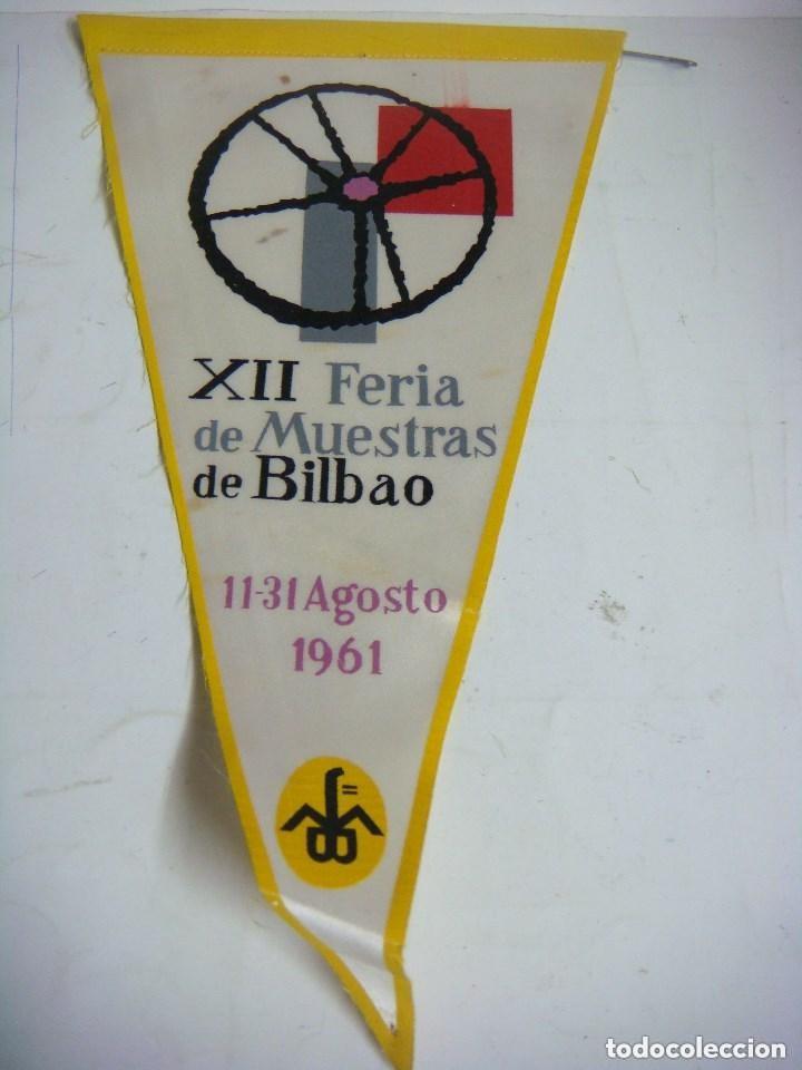 Collection pennants: BANDERIN DE LOS A&Ntilde;OS 60 DE XII FERIA DE MUESTRAS DE BILBAO 11-31 AGOSTO 1961 -(&)
