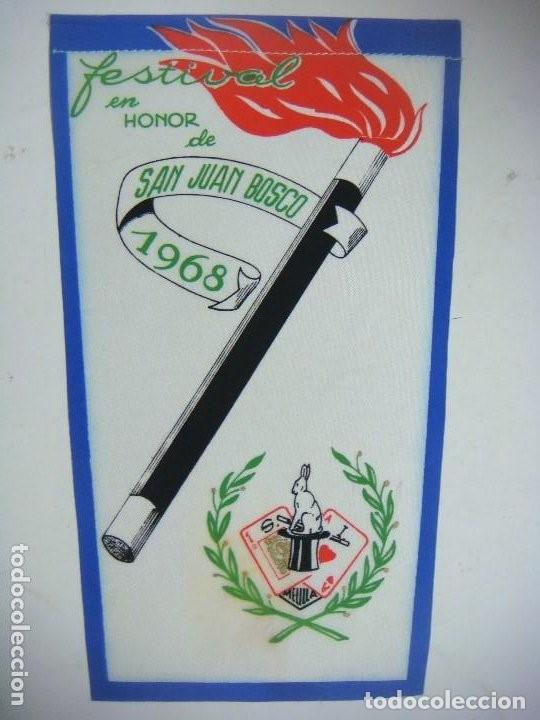 Collection pennants: BANDERIN DE LOS A&Ntilde;OS 60-70 DE FESTIVAL EN HONOR DE SAN JUAN BOSCO 1968,NO LLEVA CORDON-(&)