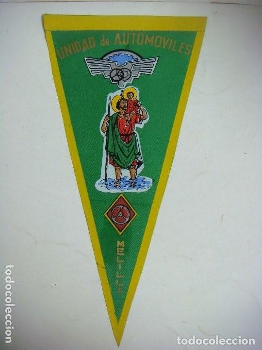Collection pennants: BANDERIN DE LOS A&Ntilde;OS 60-70 DE UNIDAD DE AUTOMOVILES MELILLA -(&)