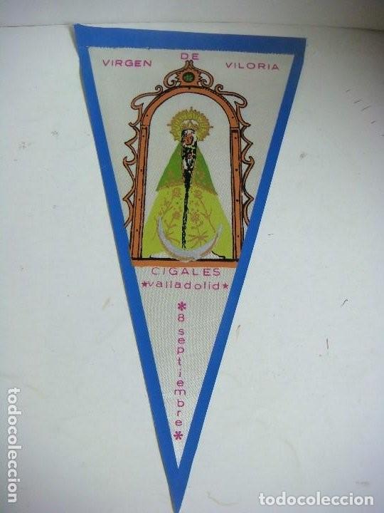 Collection pennants: BANDERIN DE LOS A&Ntilde;OS 60-70 DE VIRGEN DE VILORIA CIGALES VALLADOLID 8 DE SEPTIEMB,NO LLEVA CORDON-(&)