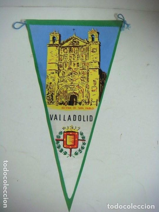 Galhardetes de cole&ccedil;&atilde;o: BANDERIN DE LOS A&Ntilde;OS 60-70 DE IGLESIA DE SAN PABLO VALLADOLID,NO LLEVA CORDON -(&)