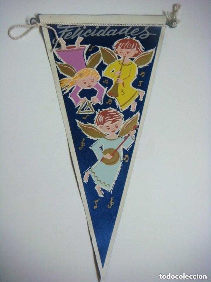 Collection pennants: BANDERIN DE LOS A&Ntilde;OS 60 DE ANGELITOS FELICIDADES -(&)