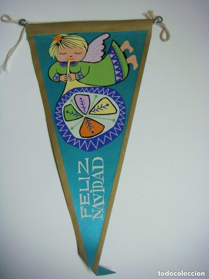 Collection pennants: BANDERIN DE LOS A&Ntilde;OS 60 DE FELIZ NAVIDAD ANGELITO -(&)