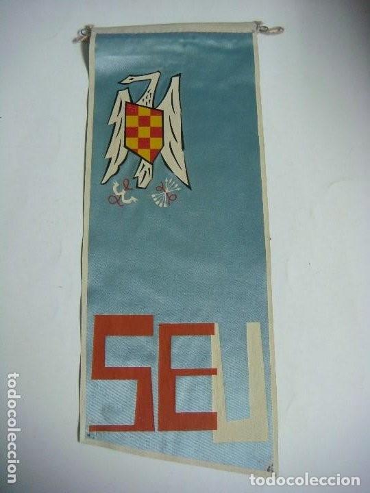 Collection pennants: BANDERIN DE LOS A&Ntilde;OS 60 EN TELA DE SEU- COLOR AZUL CELESTE -(&)