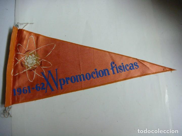 Collection pennants: BANDERIN DE TELA DE LOS A&Ntilde;OS 60 1961-62 XV-PROMOCION FISICAS