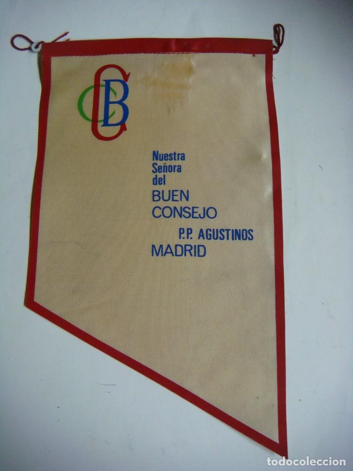 Collection pennants: BANDERIN DE TELA DE LOS A&Ntilde;OS 60-Ntrta Sra DEL BUEN CONSEJO P.P. AGUSTINOS MADRID