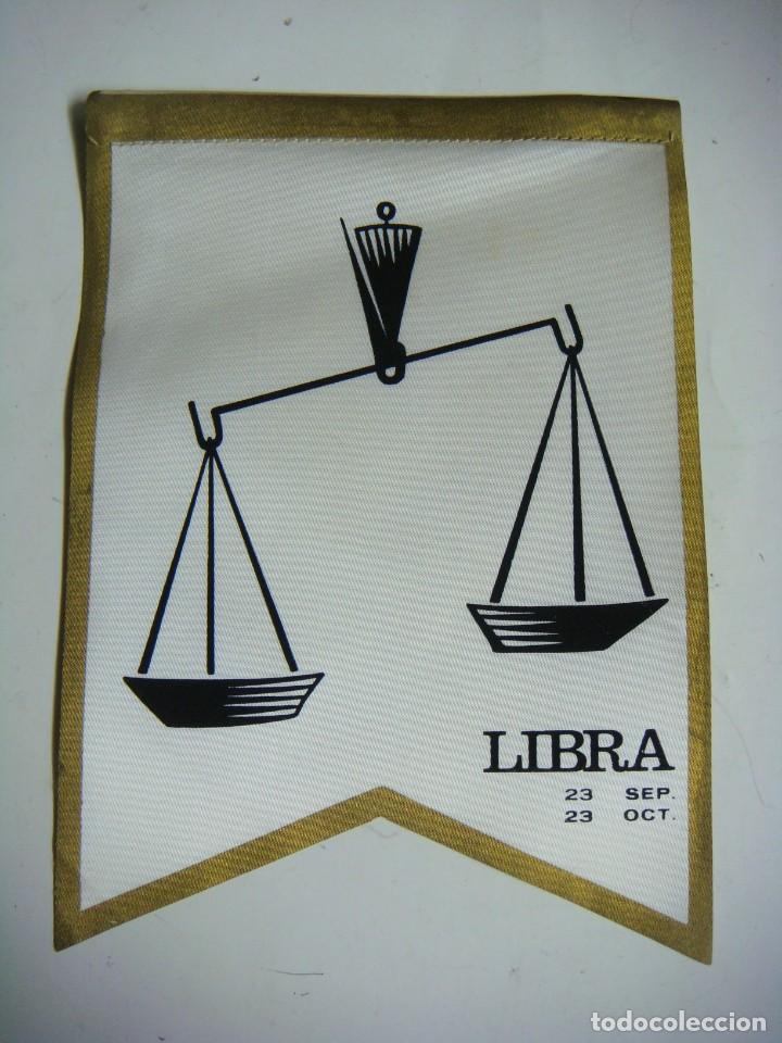 Galhardetes de cole&ccedil;&atilde;o: BANDERIN EN TELA A&Ntilde;OS 60-SIGNO ZODIACO LIBRA