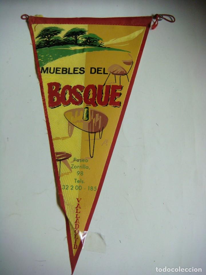 Galhardetes de cole&ccedil;&atilde;o: BANDERIN EN TELA A&Ntilde;OS 60-MUEBLES DEL BOSQUE VALLADOLID