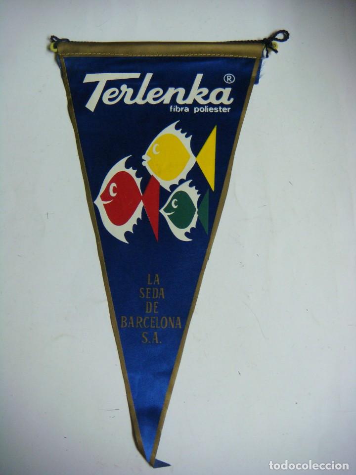 Galhardetes de cole&ccedil;&atilde;o: BANDERIN EN TELA A&Ntilde;OS 60-TERLENKA FIBRA POLIESTER