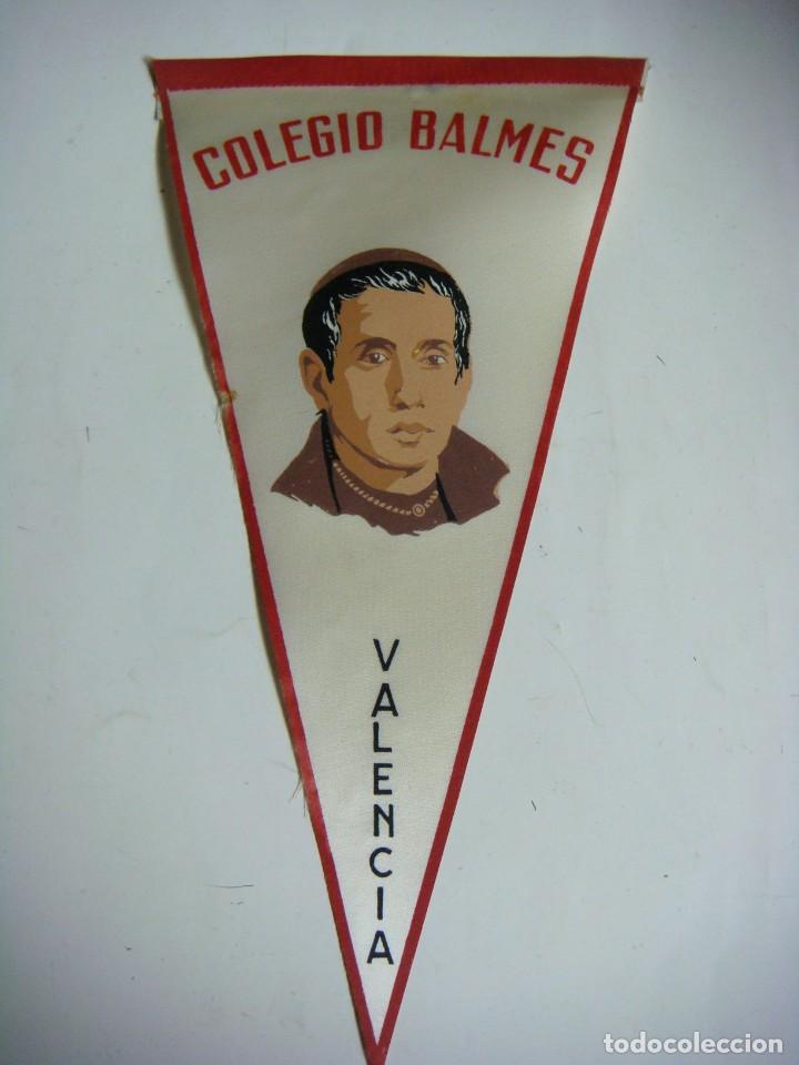 Galhardetes de cole&ccedil;&atilde;o: BANDERIN EN TELA A&Ntilde;OS 60-COLEGIO BALMES VALENCIA