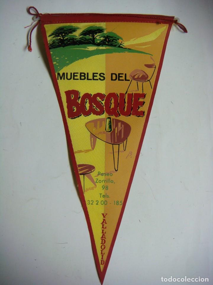 Galhardetes de cole&ccedil;&atilde;o: BANDERIN EN TELA A&Ntilde;OS 60-MUEBLES DEL BOSQUE VALLADOLID