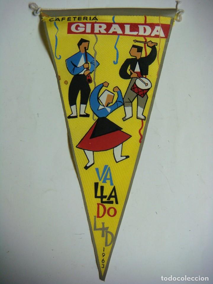 Galhardetes de cole&ccedil;&atilde;o: BANDERIN EN TELA A&Ntilde;OS 60-CAFETERIA GIRALDA VALLADOLID 1963