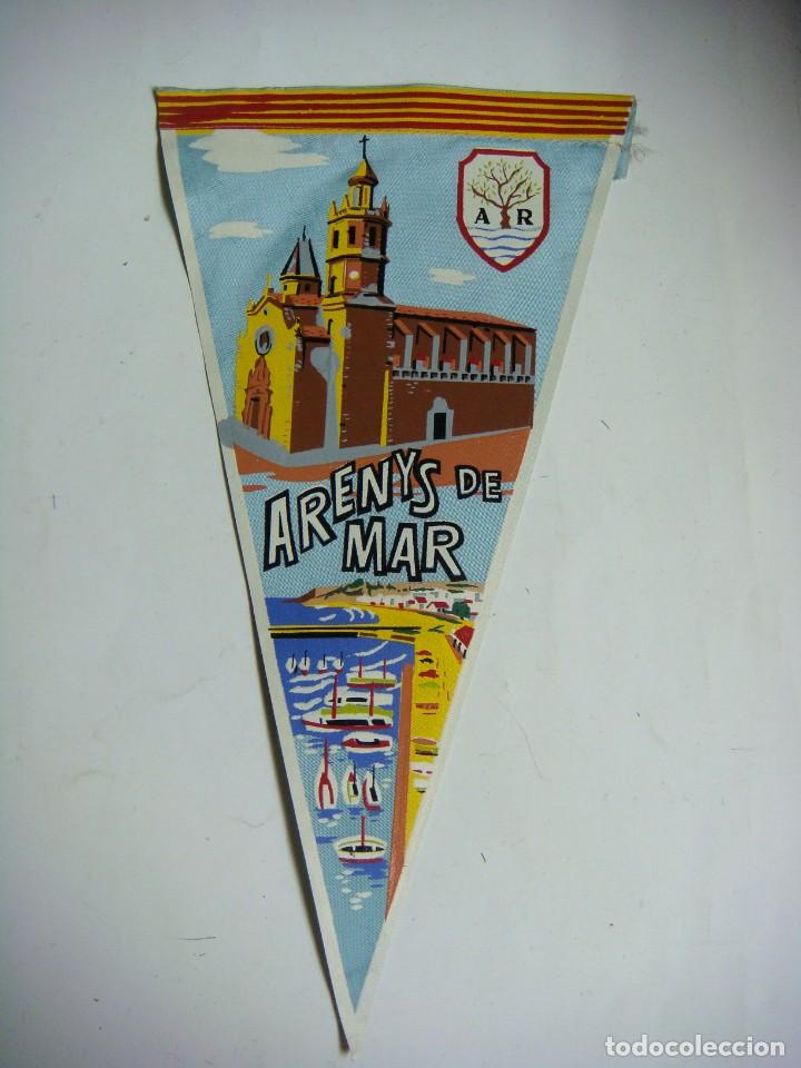 Galhardetes de cole&ccedil;&atilde;o: BANDERIN EN TELA A&Ntilde;OS 60-ARENYS DE MAR