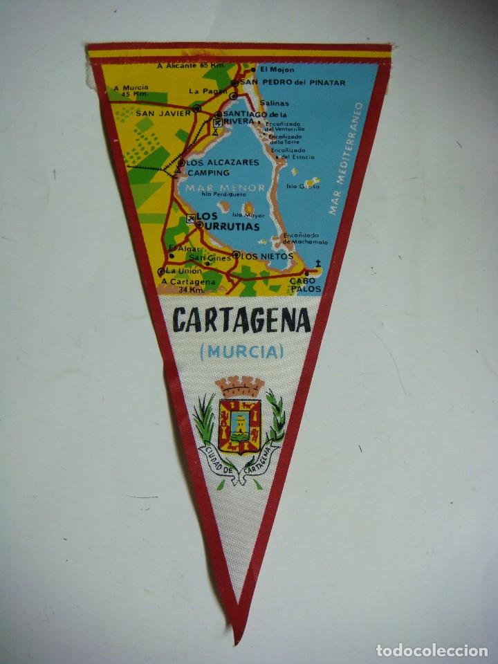 Galhardetes de cole&ccedil;&atilde;o: BANDERIN EN TELA A&Ntilde;OS 60- DE CARTAGENA MURCIA