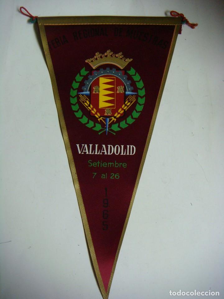 Galhardetes de cole&ccedil;&atilde;o: BANDERIN EN TELA A&Ntilde;OS 60-FERIA REGIONAL DE MUESTRAS VALLADOLID 1965