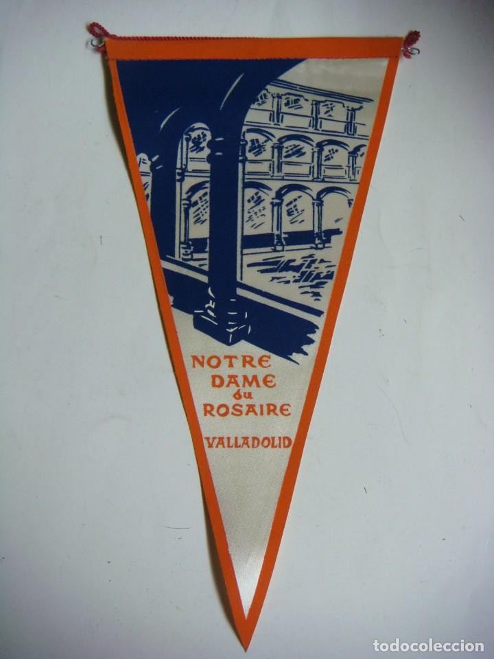 Bandierine di collezione: BANDERIN EN TELA A&Ntilde;OS 60-NOTRE DAME DU ROSAIRE VALLLADOLID