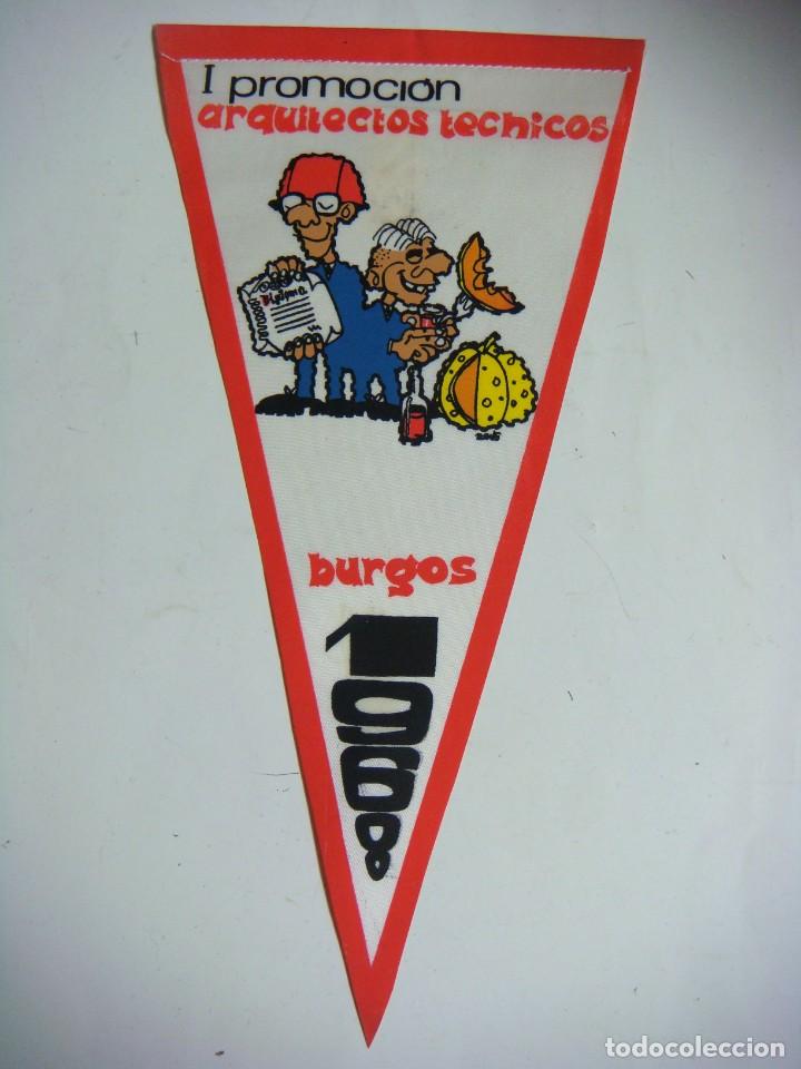 Bandierine di collezione: BANDERIN EN TELA A&Ntilde;OS 60-I PROMOCION ARQUITECTOS TECNICOS BURGOS 1968