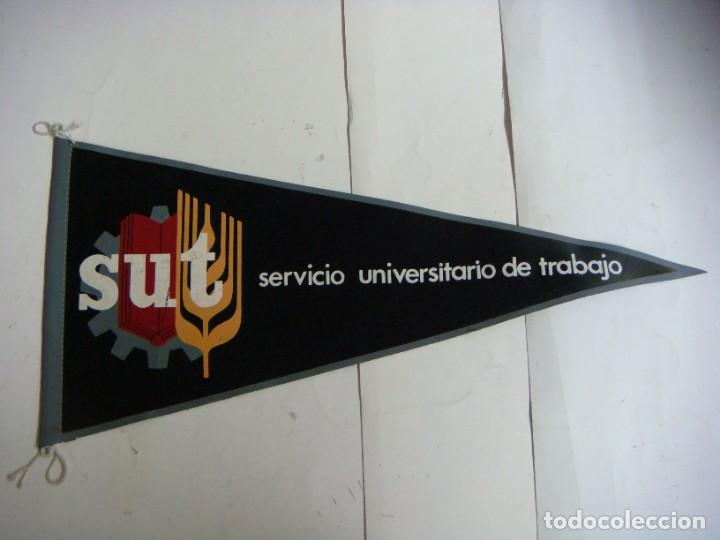 Bandierine di collezione: BANDERIN EN TELA A&Ntilde;OS 60-SUT SERVICIO UNIVERSITARIO DE TRABAJO