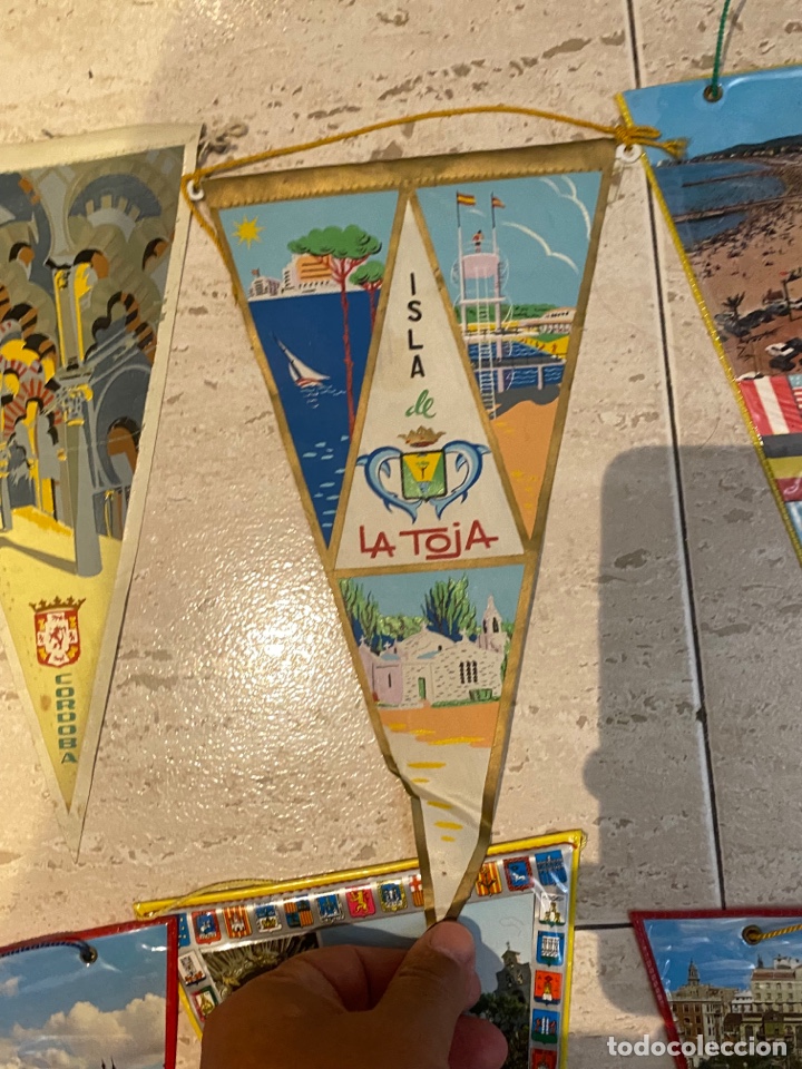Banderines de colección: Lote de 20 banderínes españa antiguos. Ver fotos - Foto 4 - 285674388