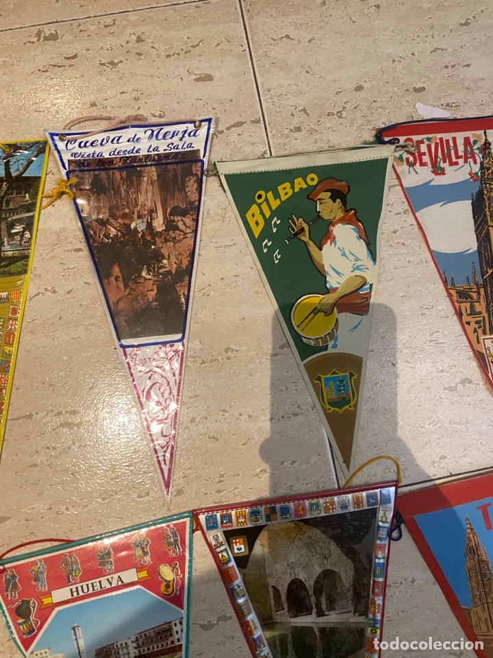 Banderines de colección: Lote de 20 banderínes antiguos años 60/70 . Ver fotos - Foto 3 - 285675383