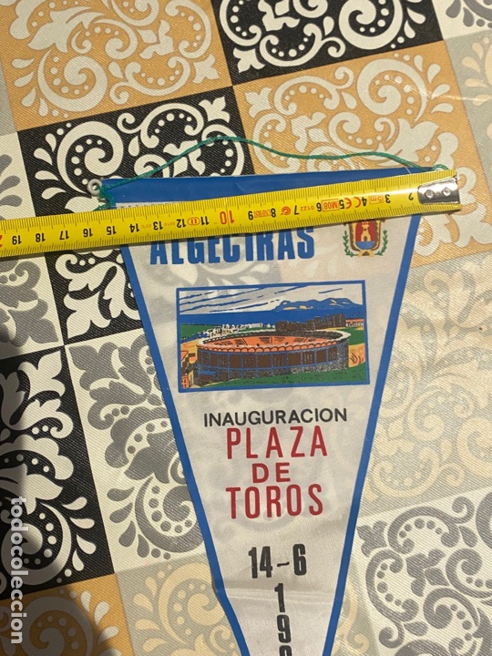 Banderines de colección: BANDERIN DE ALGECIRAS.INAUGURACION PLAZA DE TOROS 1969 - Foto 2 - 285676123