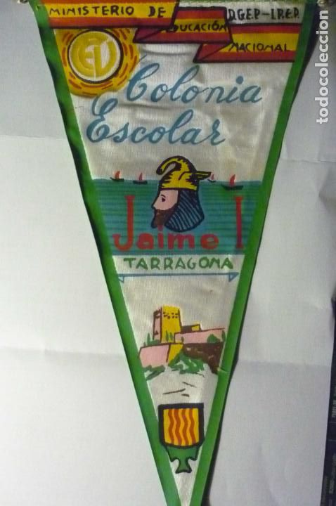 Bandierine di collezione: banderin tarragona colonia escolar colegio jaime i