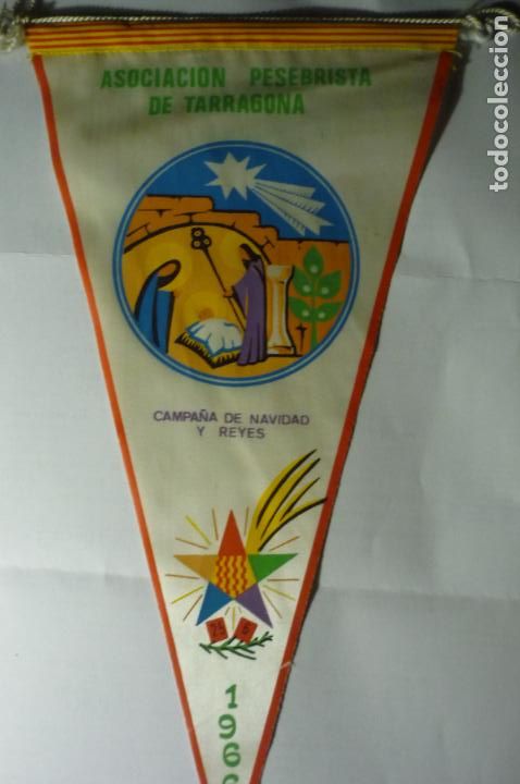 Bandierine di collezione: banderin tarragona campa&ntilde;a navidad y reyes.-asoc.pesebrista