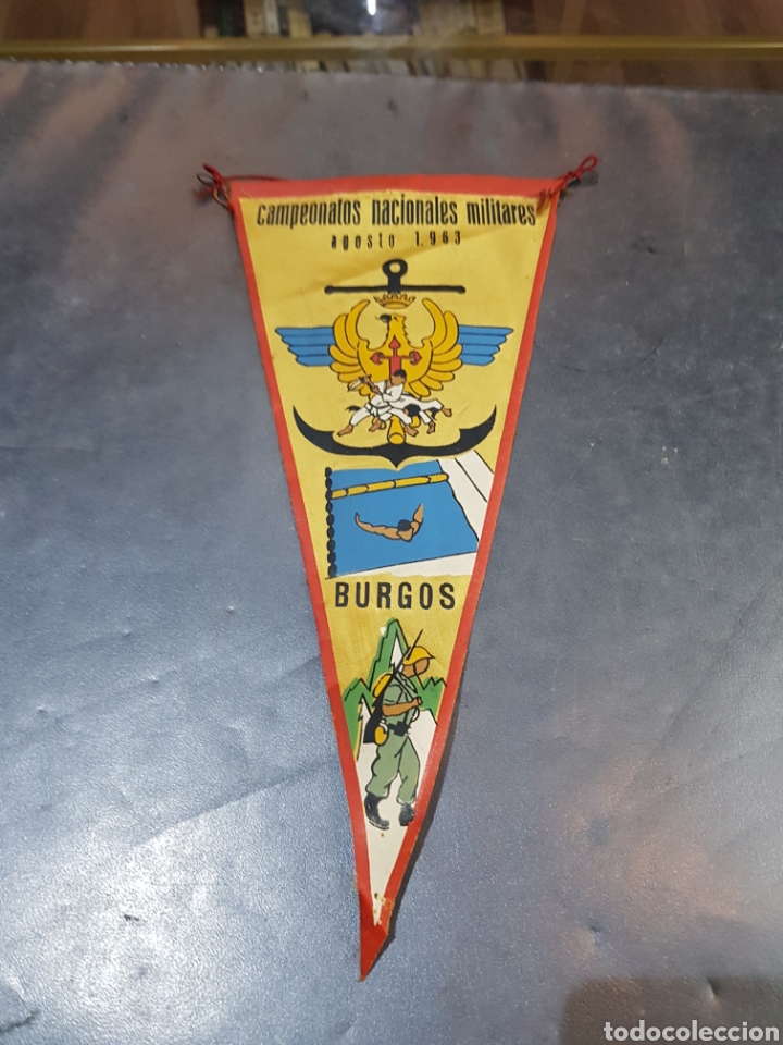 Sammlung von Wimpeln: Bander&iacute;n militar campeonatos nacionales militares 1963 Burgos