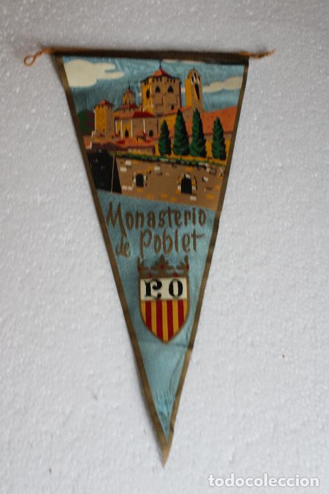 Banderines de colecci&oacute;n: banderin monasterio de poblet - Foto 1