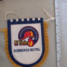 Banderines de colección: BANDERIN DE LA ASOCIACION DEPORTIVO CULTURAL ”EL TIZON” - BOMBEROS DE MOTRIL