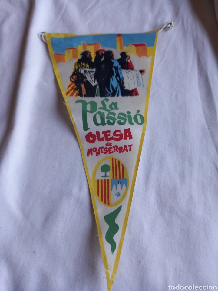 Galhardetes de cole&ccedil;&atilde;o: ANTIGUO BANDERIN OLESA DE MONTSERRAT
