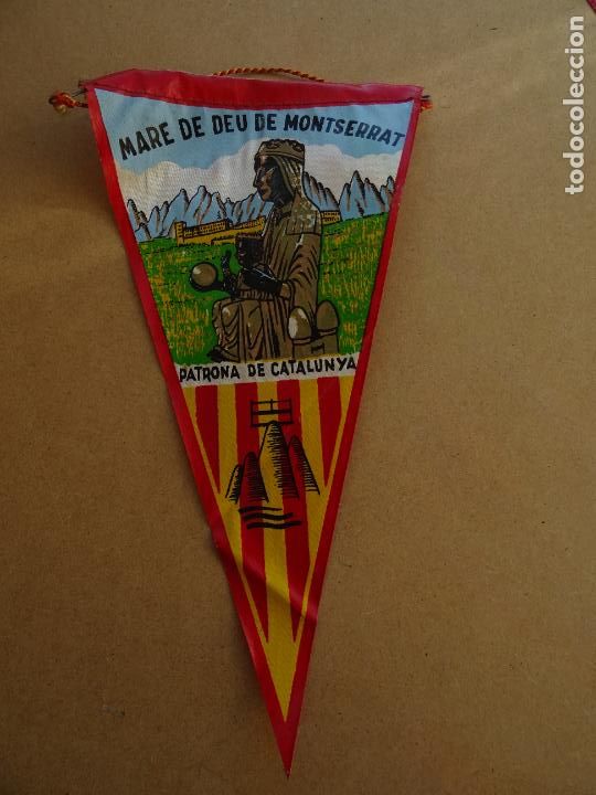 Banderines de colecci&oacute;n: ANTIGUO BANDERIN DE MARE DE DEU DE MONTSERRAT