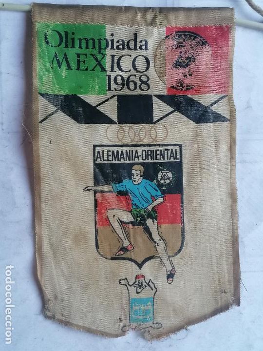 Banderines de colecci&oacute;n: ANTIGUO BANDERIN OLIMPIADA MEXICO 1968, MEDIDAS 11,5 X 19 CM