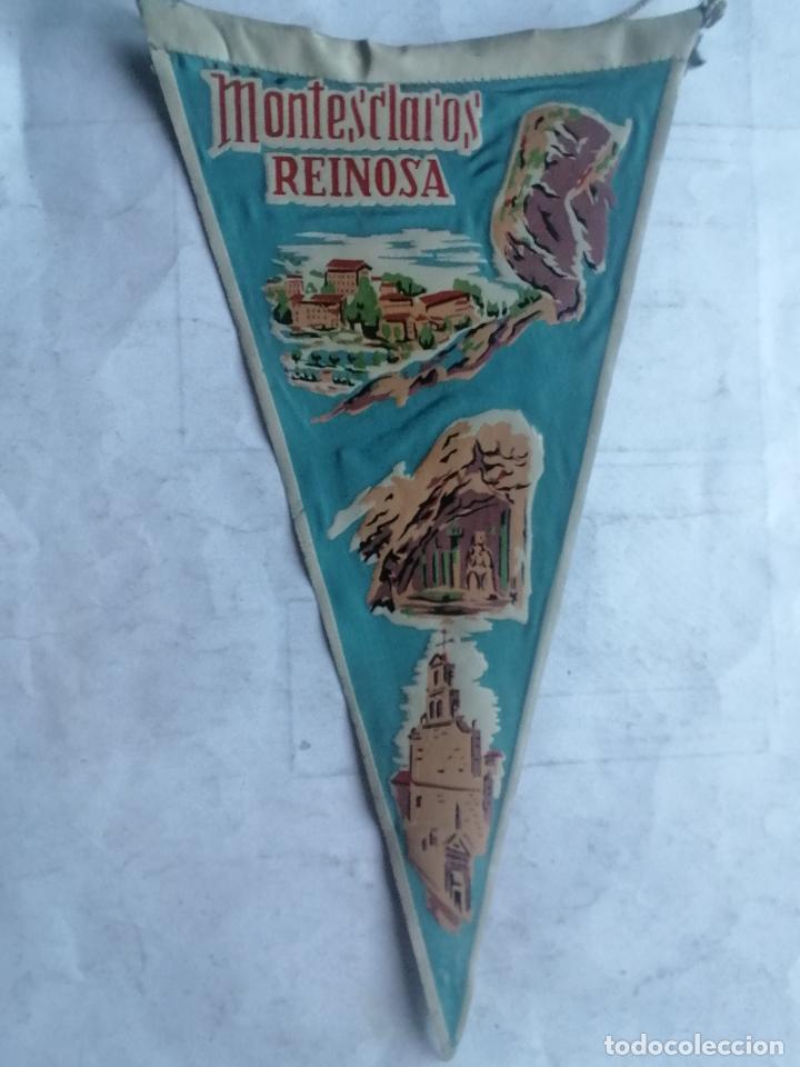 Banderines de colecci&oacute;n: ANTIGUO BANDERIN, MONTES CLAROS REINOSA, MEDIDAS 25 X 14 CM