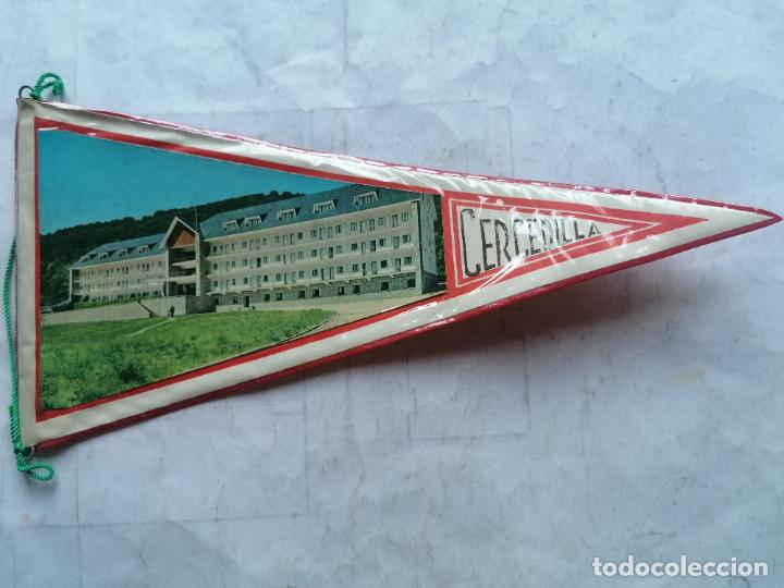 Banderines de colecci&oacute;n: ANTIGUO BANDERIN, CERCEDILLA, MEDIDAS 28 X 13 CM