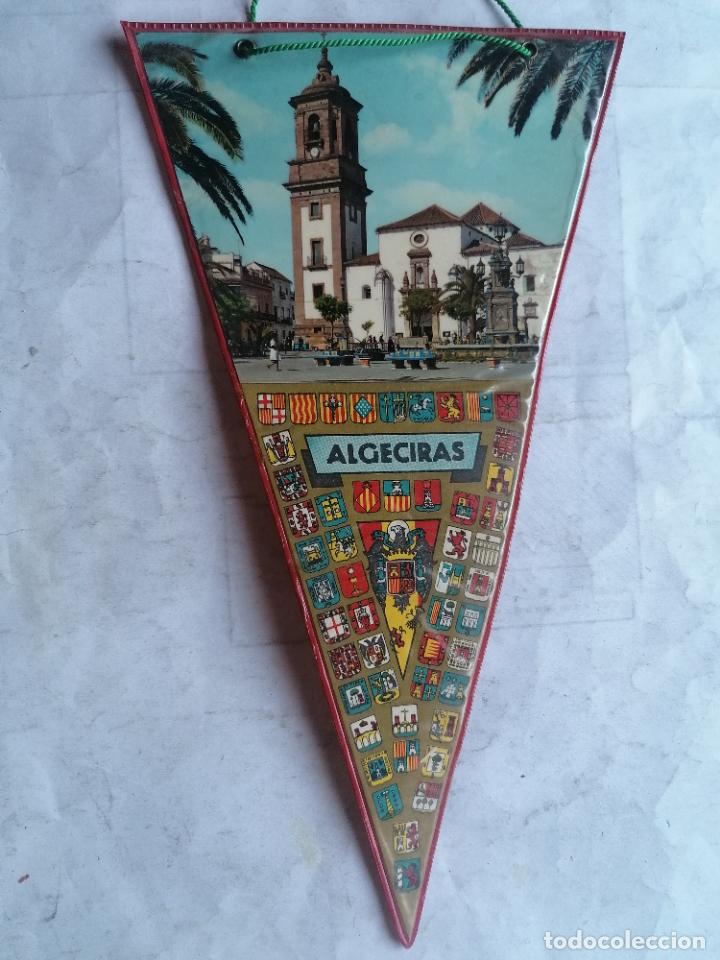 Banderines de colecci&oacute;n: ANTIGUO BANDERIN, ALGECIRAS, MEDIDAS 28 X 15 CM